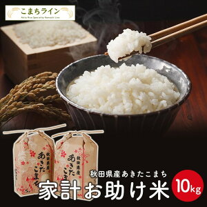数量限定!!令和2年産 あきたこまち家計お助け米 農家直送便 10kg(5kg×2袋)米びつ当番【天鷹唐辛子】プレゼント付き