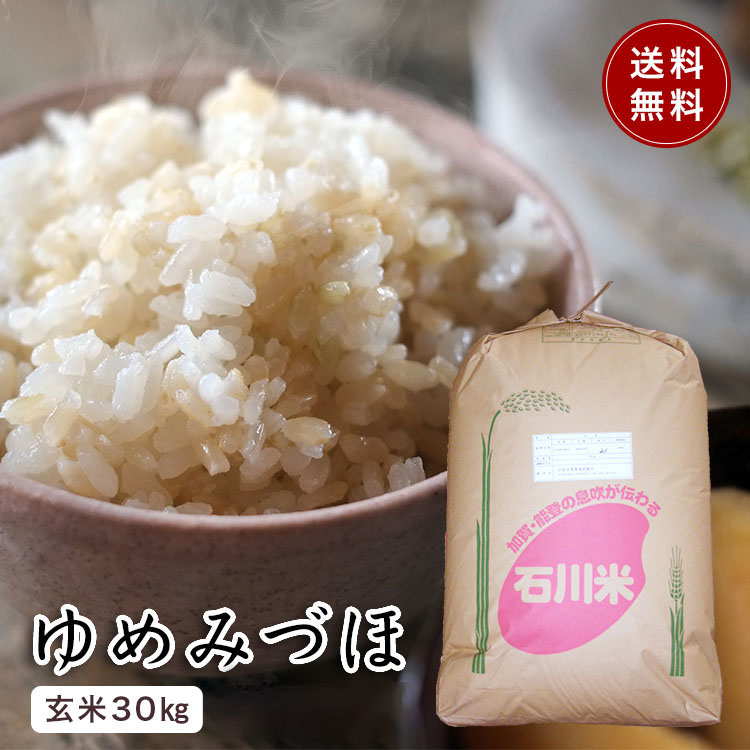 みあり 令和4年石川県産新米ゆめみづほ24キロ玄米可能 無農薬有機栽培