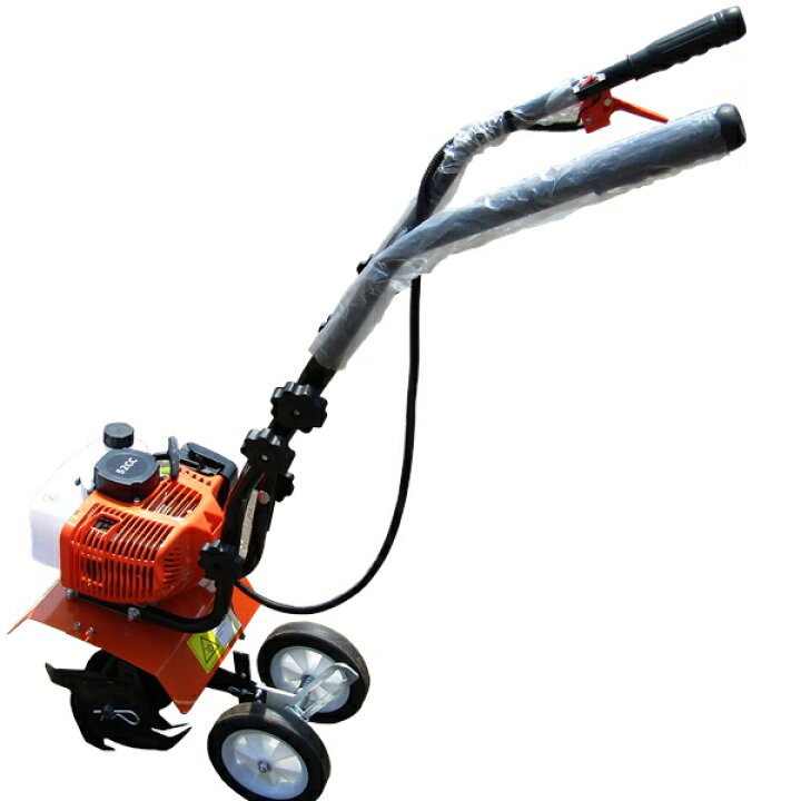 楽天市場】ミニ耕運機 排気量52cc 2ストロークエンジン 耕運  