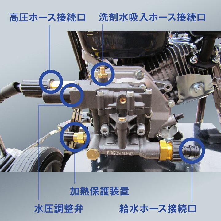 楽天市場】高圧洗浄機 コードレス エンジン式 動噴 高圧 高出力 動噴 