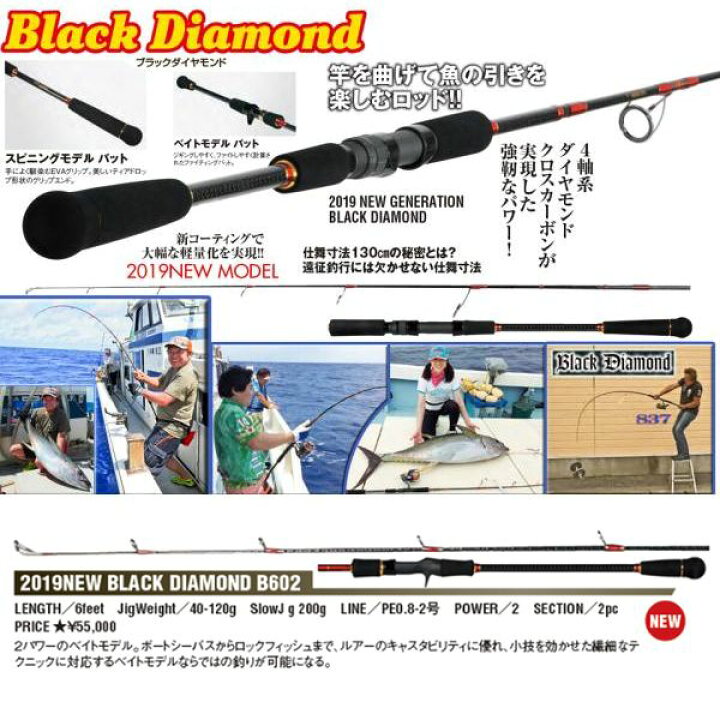 楽天市場 ウォーターランド ブラックダイヤモンド B602 米源釣具店 楽天市場店