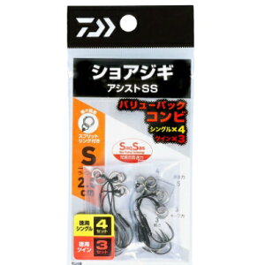 【10/30ポイント10倍】【在庫処分大特価!】【メール便可】ダイワ ショアジギアシストSSバリューパック コンビ