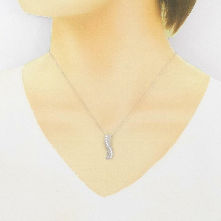 楽天市場】【KOMEHYO】 【新品】PT ダイヤモンド ネックレス 0.20CT 