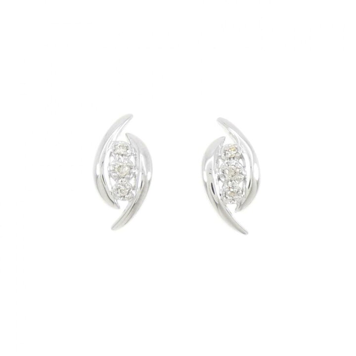 楽天市場】【KOMEHYO】 K18WG ダイヤモンド ピアス 0.10CT【中古  