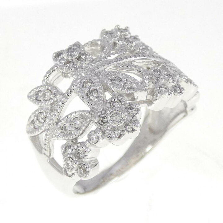 楽天市場】【KOMEHYO】 K18WG ダイヤモンド リング 0.41CT【中古  