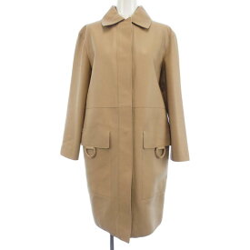 エルメス HERMES レザーコート【中古】