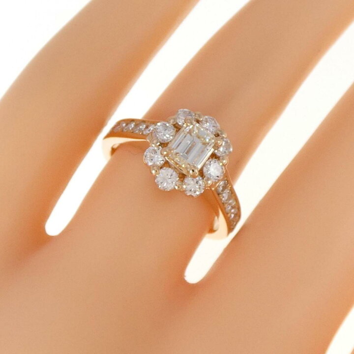 楽天市場】K18PG ダイヤモンド リング 0.531CT【中古】 : KOMEHYO  