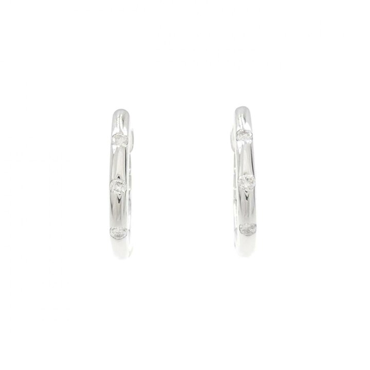 楽天市場】【KOMEHYO】 K18WG ダイヤモンド ピアス 0.20CT【中古  