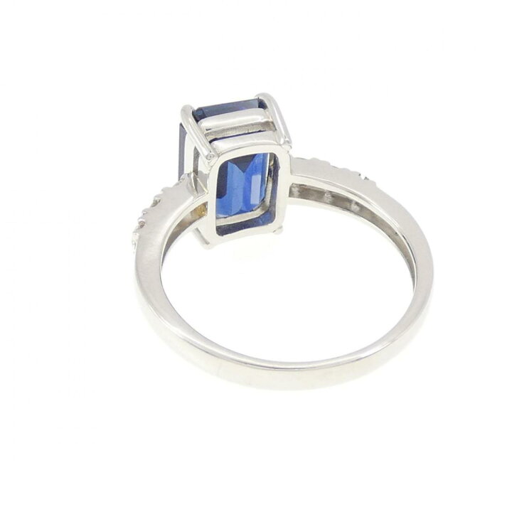 楽天市場】【リメイク】PT サファイヤ リング 3.93CT タイ産【中古 