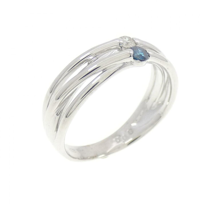 楽天市場】【KOMEHYO】 K18WG ダイヤモンド リング 0.08CT【中古 