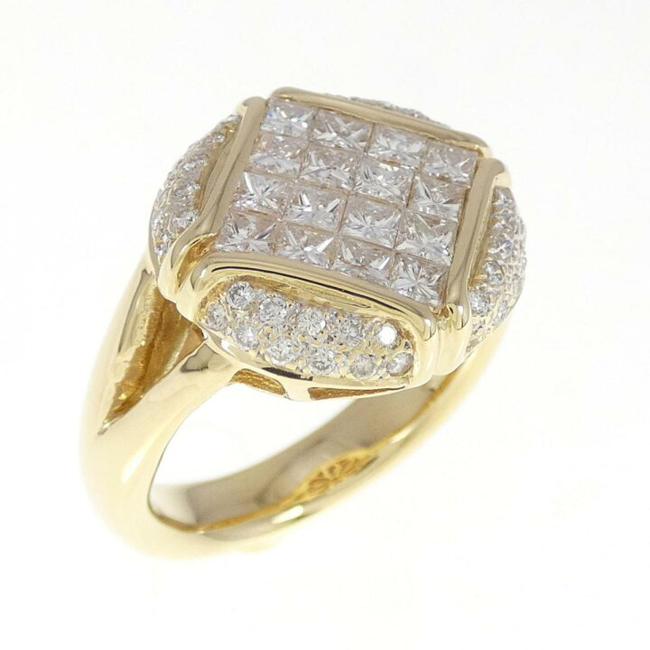 楽天市場】【KOMEHYO】 K18YG ダイヤモンド リング 1.25CT【中古  