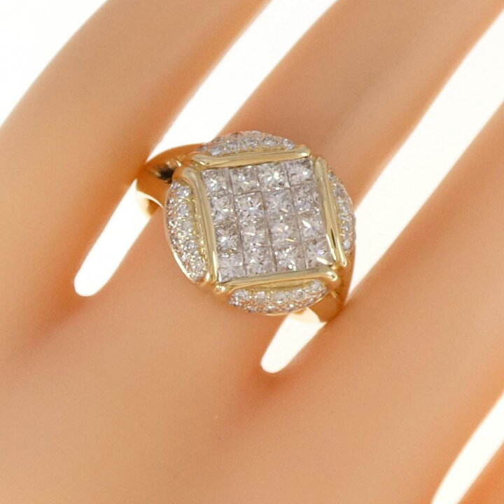 楽天市場】【KOMEHYO】 K18YG ダイヤモンド リング 1.25CT【中古  