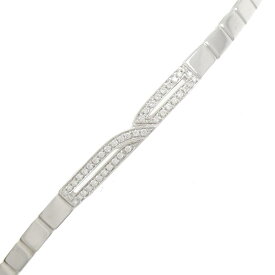 750WG ダイヤモンド ブレスレット【中古】