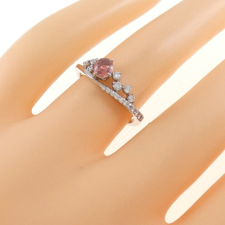 楽天市場】PT パパラチアサファイヤ リング 0.34CT【中古】 : KOMEHYO  