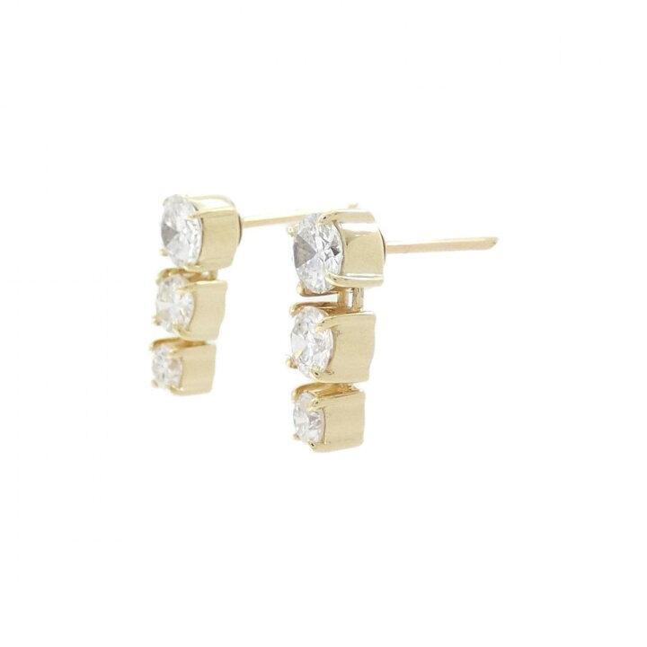 楽天市場】K18YG ダイヤモンド ピアス【中古】 : KOMEHYO ONLINESTORE 