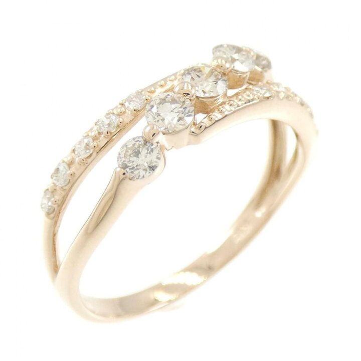 楽天市場】【KOMEHYO】 K18PG ダイヤモンド リング 0.50CT【中古 
