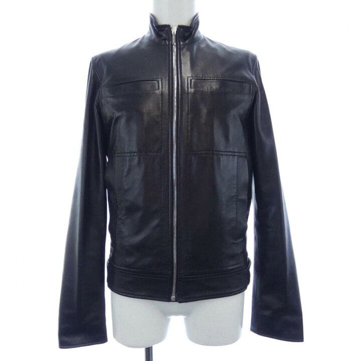 楽天市場】ディオールオム DIOR HOMME レザーライダースジャケット  