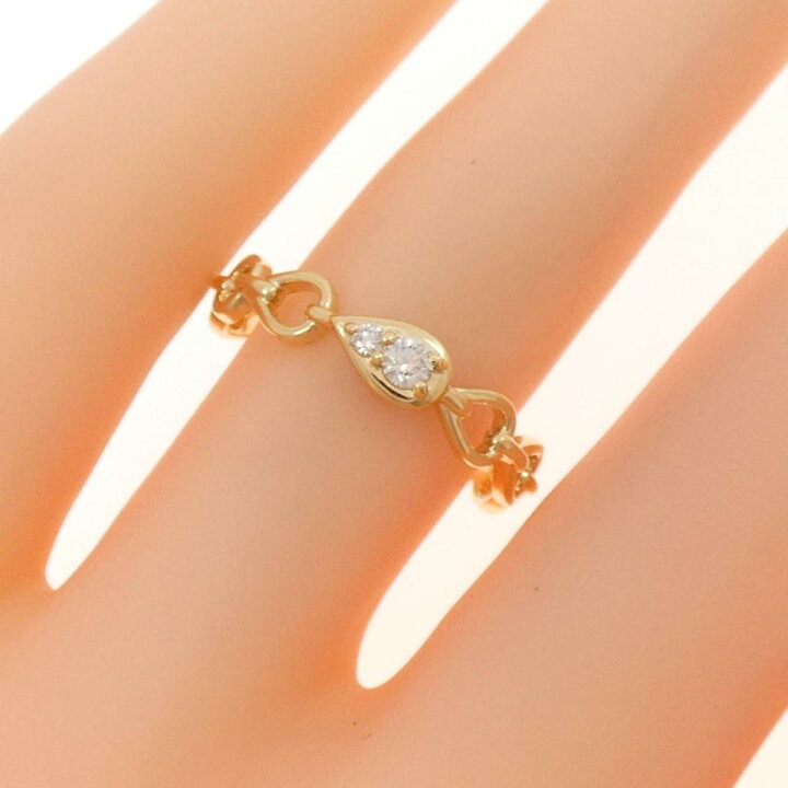 楽天市場】【KOMEHYO】 K18YG ダイヤモンド リング 0.07CT【中古 
