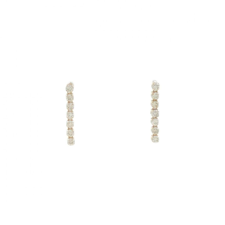 楽天市場】【KOMEHYO】 【新品】K18PG ダイヤモンド ピアス 0.20CT 