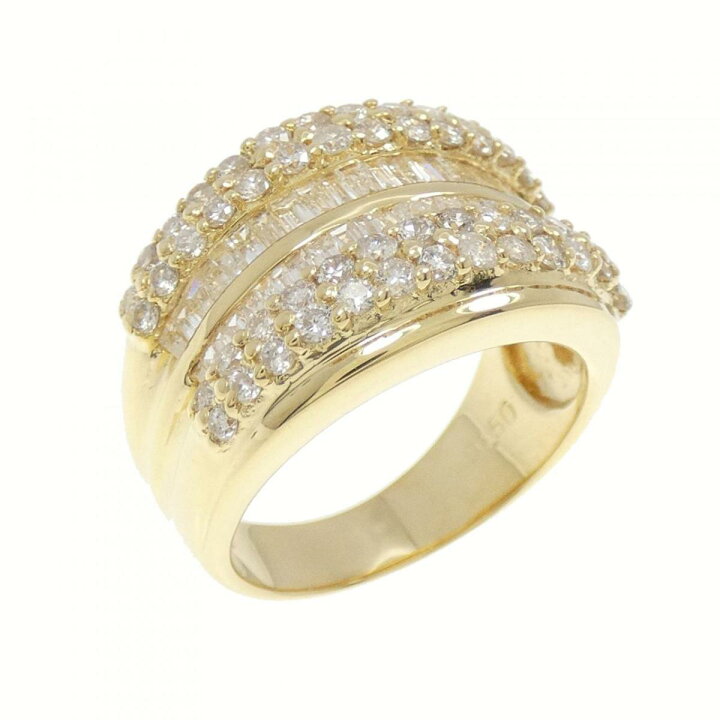 K18YG ダイヤモンド リング 1.50CT 