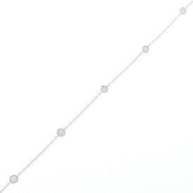 K18WG ダイヤモンド ブレスレット【中古】
