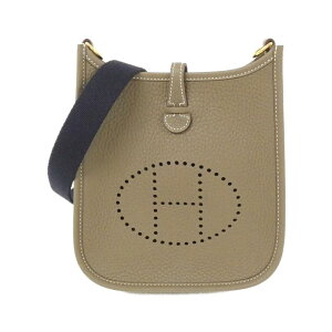 2021年製HERMES ショルダーバッグ ブラック/ベージュ32