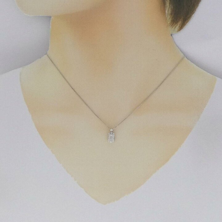 楽天市場】【KOMEHYO】 【新品】PT900/PT850 ダイヤモンド ネックレス 