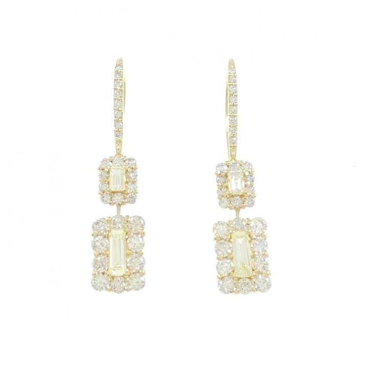 楽天市場】【新品】K18YG ダイヤモンド ピアス 1.30CT【新品 