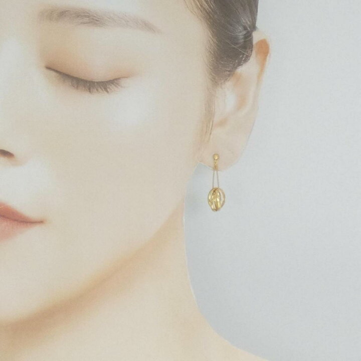 新品】K18YG ピアス 新品】K18YG ピアス 新品 K18YG/WG ピアス  