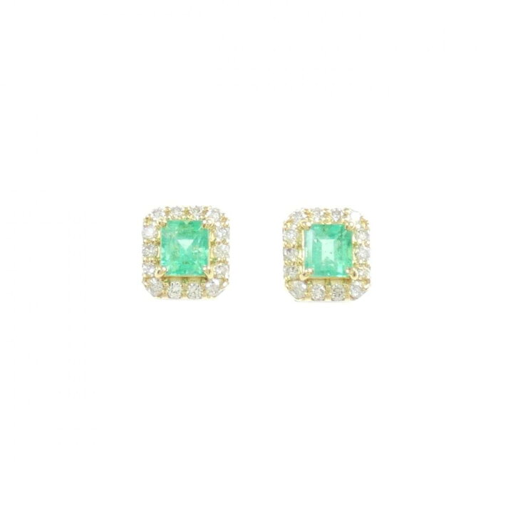 楽天市場】【新品】K18YG エメラルド ピアス 0.38CT【新品】 : KOMEHYO 