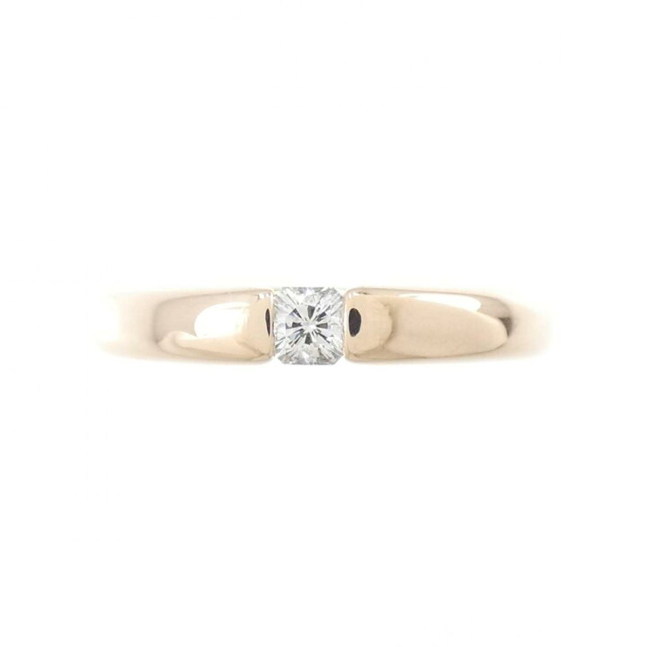 楽天市場】K18PG ソリティア ダイヤモンド リング 0.14CT【中古  