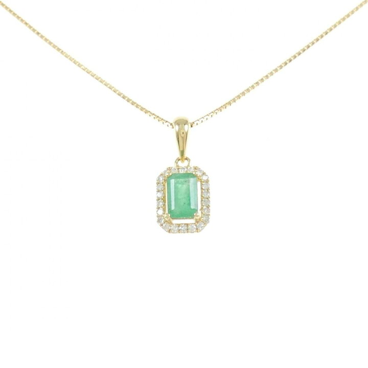 楽天市場】K18YG エメラルド ネックレス 0.59CT【中古】 : KOMEHYO  