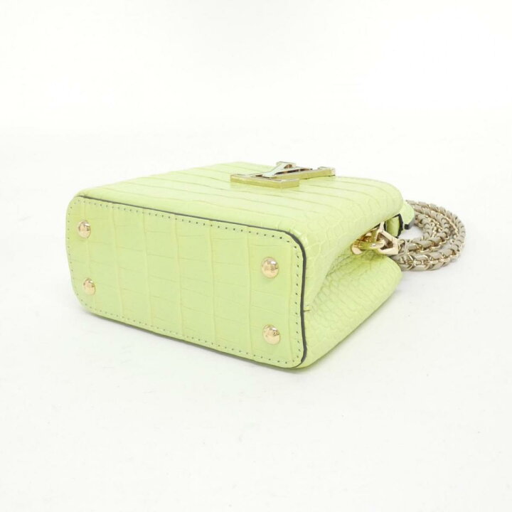 楽天市場】ルイヴィトン エキゾチック レザー カプシーヌ NANO バッグ  