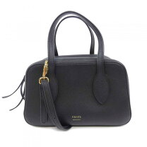 KHAITE ケイト Frida レザーショルダーバッグトートバッグ ブラック