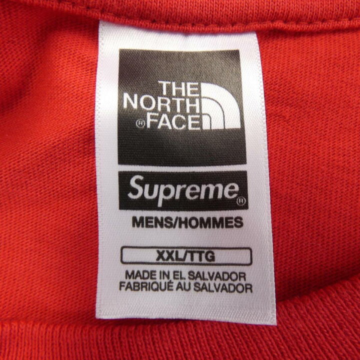 楽天市場】シュプリームザノースフェイス SUPREME×NORTH FACE Tシャツ  