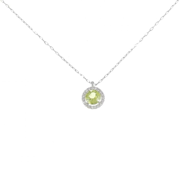 楽天市場】【KOMEHYO】 【新品】PT900 ペリドット ネックレス 0.45CT 
