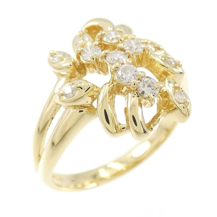 楽天市場】【KOMEHYO】 K18YG ダイヤモンド リング 0.24CT【中古  