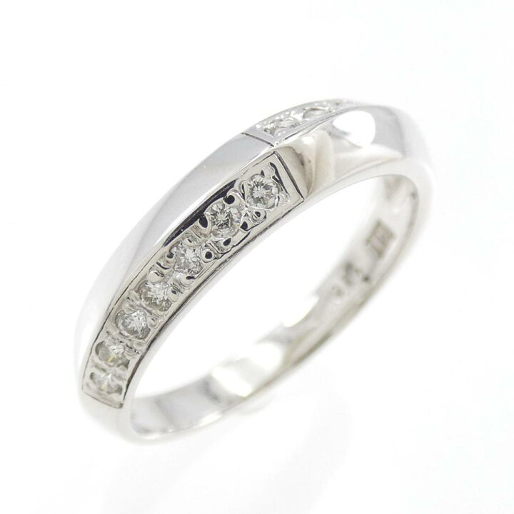 K18WG ダイヤモンド リング 0.14CT 