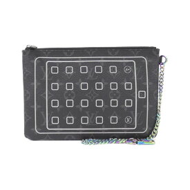 ルイヴィトン モノグラム エクリプス フラッシュ IPAD ポーチ M64449 ポーチ【中古】