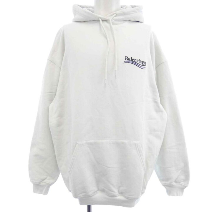 バレンシアガ BALENCIAGA PARIS刺繍プルオーバーパーカー 2022年  