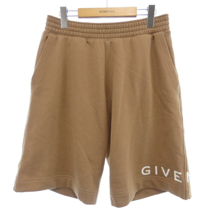 ジバンシィ GIVENCHY ショートパンツ ハーフ ロゴ ラムレザー羊革 38 M  