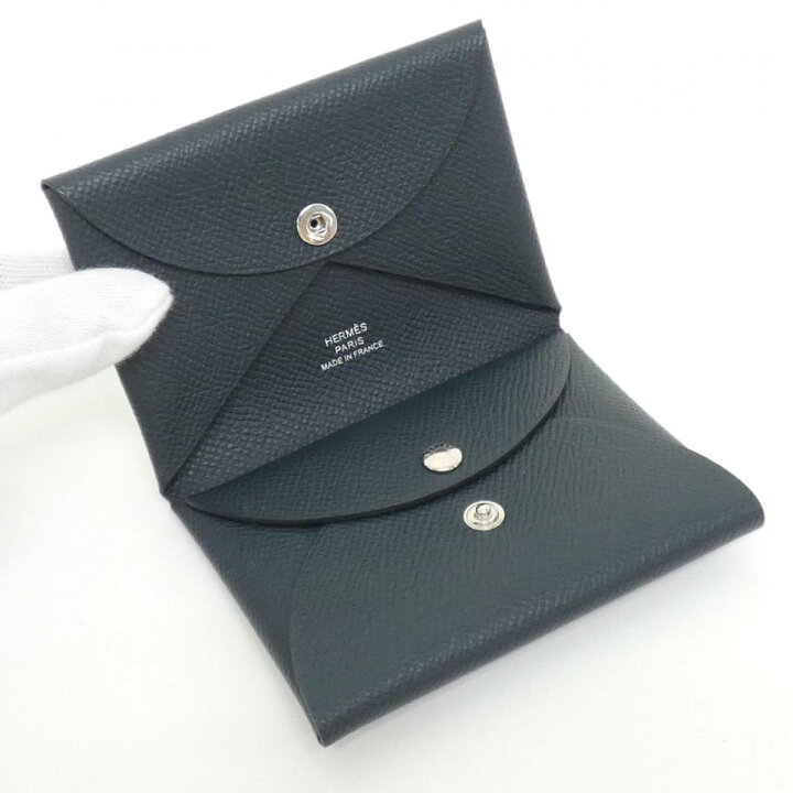未使用品】エルメス カルヴィ デュオ 083035CK コインケース【中古  