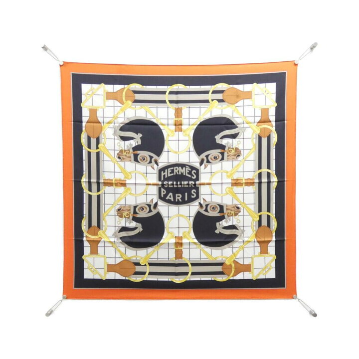 楽天市場】エルメス TATTERSALLES カレ 001657S スカーフ【中古  