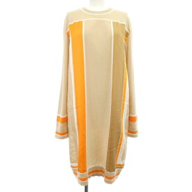 エルメス HERMES EX-LIBRIS 3E2803D7 ツイルレーヌ ワンピース【中古】