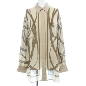 エルメス HERMES 2H0624DS ツイルレーヌ シャツ【中古】