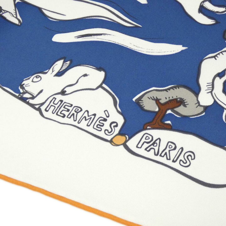 楽天市場】エルメス MILLE ET UN LAPINS カレ 004007S スカーフ【中古  