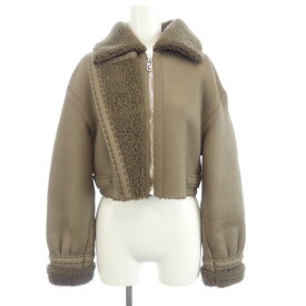 フェンディ FENDI FM5288 AHBD F1ENJ ムートンジャケット【中古】