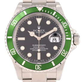 ロレックス サブマリーナーデイト 16610LV SS 自動巻 F番【中古】