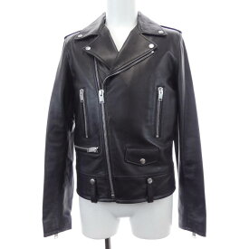 サンローラン SAINT LAURENT 397290 レザーライダースジャケット【中古】