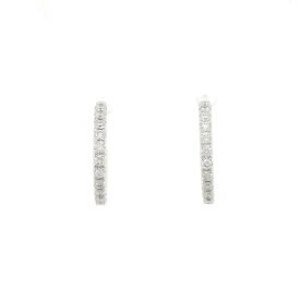 ティファニー メトロ フープ スモール ピアス【中古】